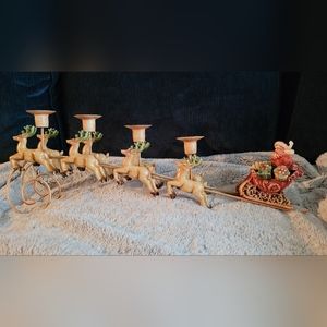 Vintage Santa centrepiece